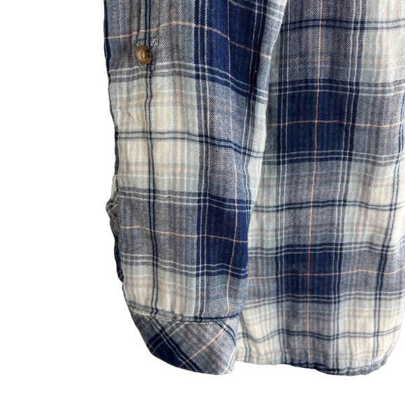 J. Jill Denim Plaid Shirt, Medium - Picture 6 of 8
